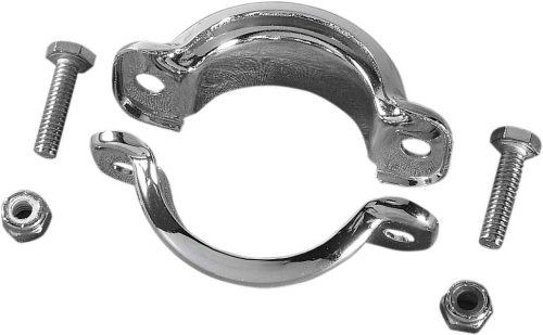 Drag Specialties - Drag Specialties Muffler Clamps for Dressers - 74785-SC1