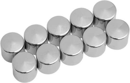 Drag Specialties - Drag Specialties Individual Chrome Bolt Cover - 3/8in. hex bolt/nut (Deep 9/16in. wrench size; .620 deep) - 352059