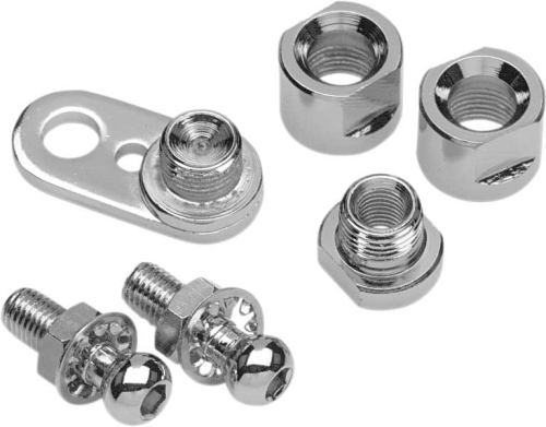 Drag Specialties - Drag Specialties Turn Signal Swivel Kit - Chrome - 20-0383