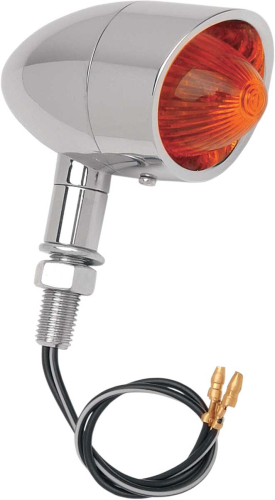 Drag Specialties - Drag Specialties Mini Retro-Style Marker Lights - Amber/Red - 20-6053SBA/R1