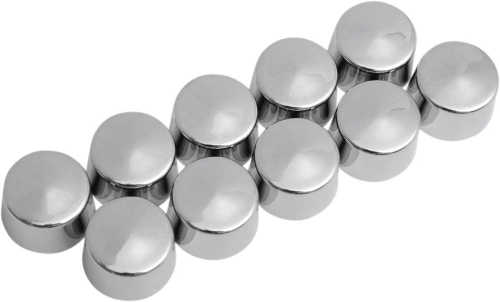 Drag Specialties - Drag Specialties Individual Chrome Bolt Cover - 6mm flange hex bolt - 352046