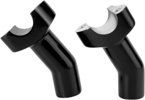 Drag Specialties - Drag Specialties Forged Aluminum Pullback Riser - 3.5in. - Black - 241605