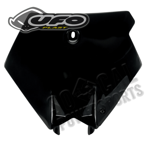 UFO Plastics - UFO Plastics Front Number Plate - Black - KT03075-001