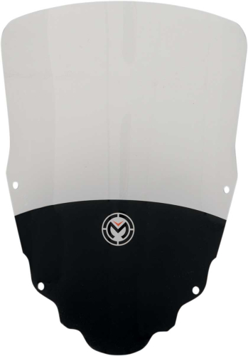 Moose Racing - Moose Racing Adventure Windscreen - +4in. - Clear with Silkscreen - 2312-0205