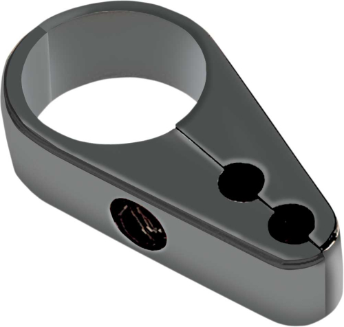 Drag Specialties - Drag Specialties Die-Cast Throttle/Idle Dual Cable Clamp - 1in. - Black - 11-0052GB