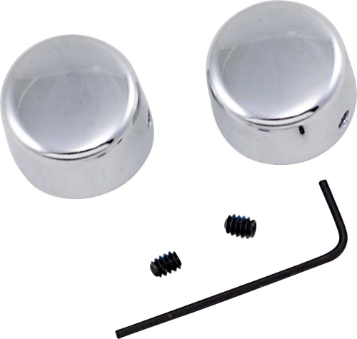 Drag Specialties - Drag Specialties Chrome Riser Bolt Caps - 16-0205A-BC101