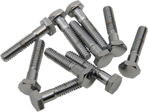 Drag Specialties - Drag Specialties Coarse-Thread Hex-Head Bolts - 1/4in.-20 x 1in. - MPB116