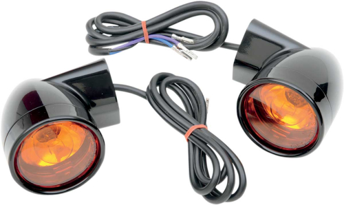 Drag Specialties - Drag Specialties Bullet-Style Front Turn Signal - 2020-0567