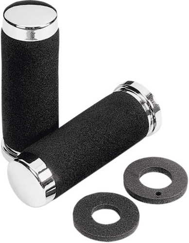 Parts Unlimited - Parts Unlimited Cruiser Grips - 1in. x 130mm - 1806-10-016
