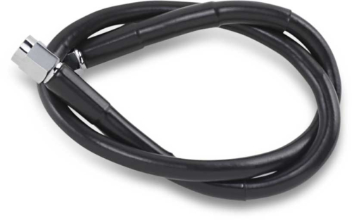 Drag Specialties - Drag Specialties Universal Black Vinyl-Coated Stainless Steel Brake Line - 21in. - 821-BLK