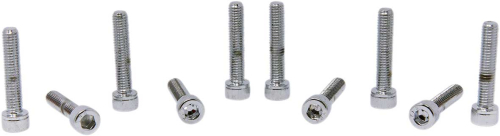 Drag Specialties - Drag Specialties #10 Fine and Coarse-Thread Knurled Socket-Head Bolts - 10-32 x 1in. - MPB204