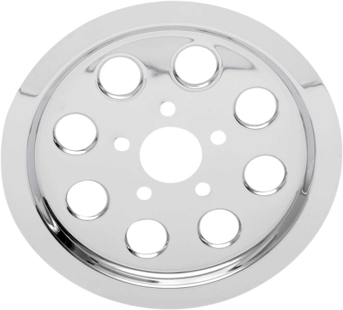 Drag Specialties - Drag Specialties Chrome Outer Rear Pulley Insert - 302219