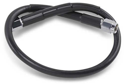 Drag Specialties - Drag Specialties Universal Black Vinyl-Coated Stainless Steel Brake Line - 16in. - 816-BLK