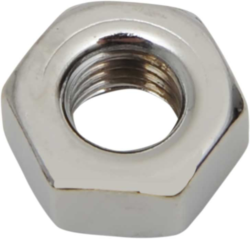 Drag Specialties - Drag Specialties Chrome Hex Nuts - 1/4in.- 28 - MPB165