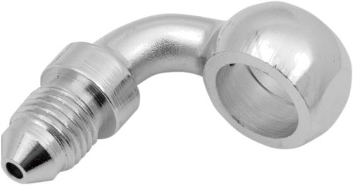 Drag Specialties - Drag Specialties 7/16in. Banjo x AN-3 Male 90deg. Brake Fitting - 154