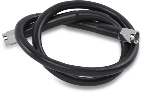 Drag Specialties - Drag Specialties Universal Black Vinyl-Coated Stainless Steel Brake Line - 24in. - 824-BLK