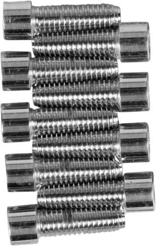 Drag Specialties - Drag Specialties Socket-Head Kick Cover Bolt Set - Smooth Style - Chrome - MK160S