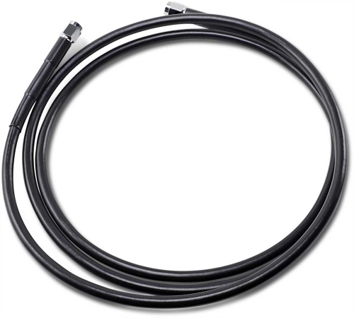 Drag Specialties - Drag Specialties Universal Black Vinyl-Coated Stainless Steel Brake Line - 74in. - 874-BLK