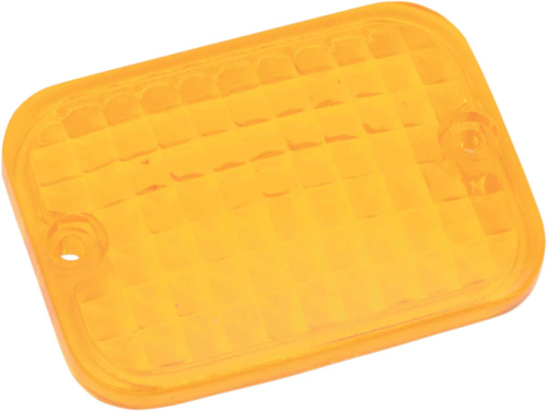 Drag Specialties - Drag Specialties Replacement Lens for Rectangular Marker Lights - Amber - 165177