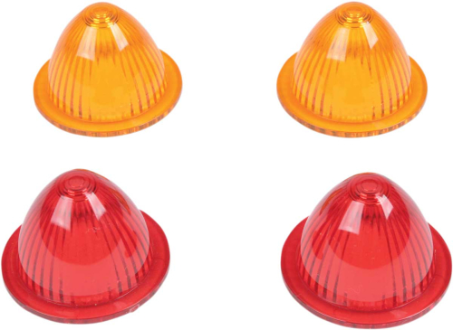 Drag Specialties - Drag Specialties Lens Kit for Retro-Style Marker Light - 20-6053SB-A/R