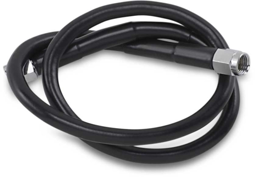 Drag Specialties - Drag Specialties Universal Black Vinyl-Coated Stainless Steel Brake Line - 25in. - 825-BLK