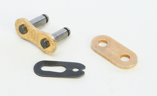 D.I.D - D.I.D Clip Connecting Link for 520 DZ2 Racing Chain - Gold - 520DZ 2 MASTER LINK