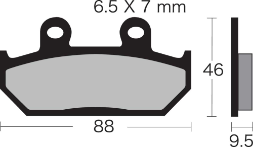 Vesrah - Vesrah Organic Brake Pads - VD-143/2
