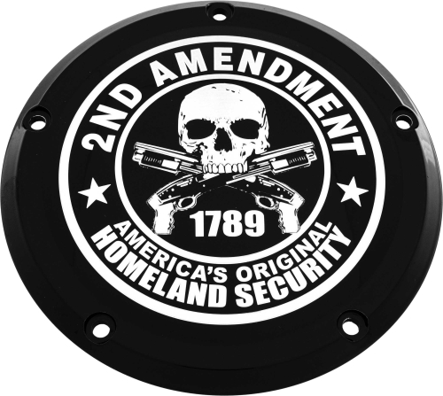 Custom Engraving LTD - Custom Engraving LTD Culture Derby Cover for 2A - Black - TC - PATR19-12BG