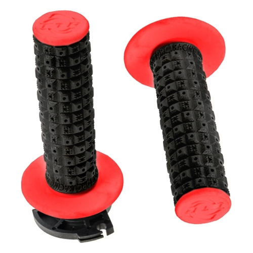 TORC1 Racing - TORC1 Racing Defy Enduro MX Grips - Black/Red - 2650-0204