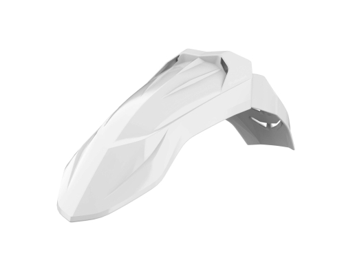 Polisport - Polisport Universal Front Fender - White - 8685400001