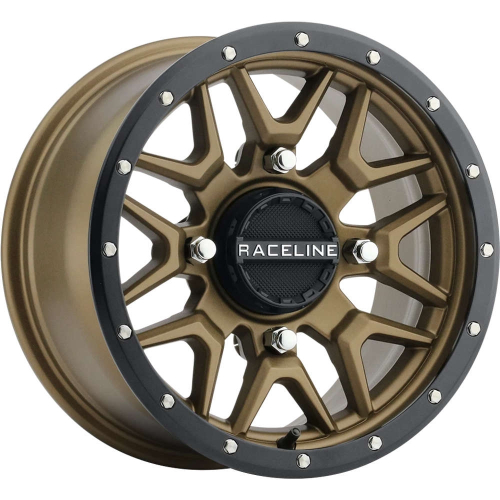 Raceline - Raceline Krank Wheel - 15x7 - 5+2 Offset - 4/156 - Black/Bronze - A94BZ-57037+10