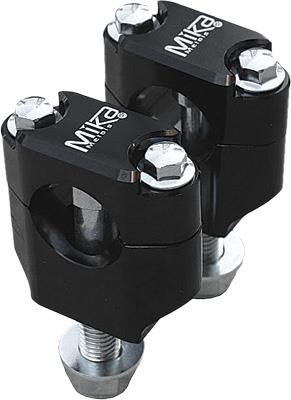 Mika Metals - Mika Metals Universal Bar Mounts - 1 1/8in. - Black - BLACK MK-BL-118