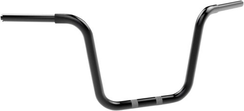 Khrome Werks - Khrome Werks 1-1/4in. Fat Center Bobber Ape Handlebar - 12in. - Black - 300451