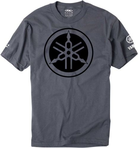 Factory Effex - Factory Effex Yamaha Tuning Fork Premium T-Shirt - 16-88290 - Charcoal - Medium