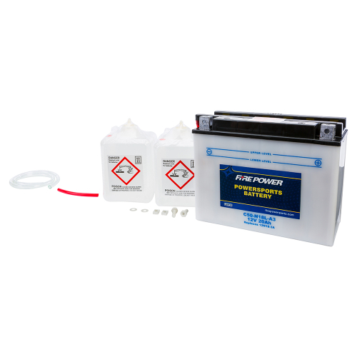 Fire Power - Fire Power Conventional 12V Heavy Duty Battery With Acid Pack - C50-N18L-A3