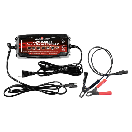 Yuasa - Yuasa 6/12 Volt 2 Amp/2 Bank Battery Charger - YUA3AMPCH