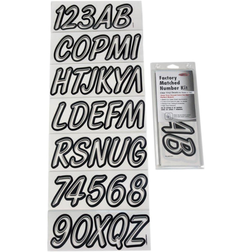 Hardline - Hardline Series 400 Registration Kit - Clear - Clear/Black - 400CLBLK