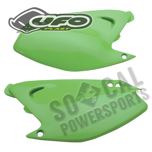 UFO Plastics - UFO Plastics Side Panels - 05-08 KX Green - KA03739-026