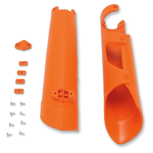 UFO Plastics - UFO Plastics Fork Slider Protectors - 98-12 KTM Orange - KT04002-127