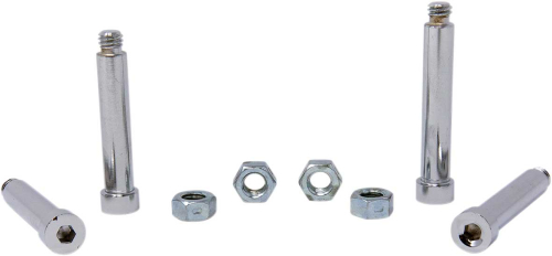 Drag Specialties - Drag Specialties Individual Chrome Socket-Head Bolt Set - Knurled - MK113