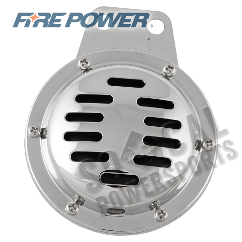 WPS - WPS 12V Horn - Chrome - 4in. - 01050202