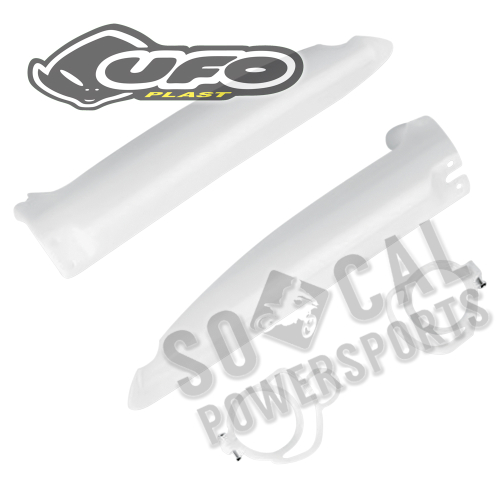 UFO Plastics - UFO Plastics Fork Slider Protectors - White - KA02770280