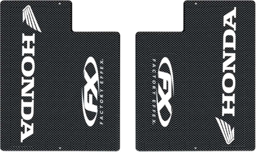 Factory Effex - Factory Effex Carbon Fiber Look Upper Fork Graphics - Honda - White - 06-38320