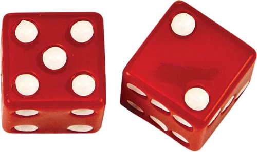 HardDrive - HardDrive Valve Stem Cap - Red Dice - W99-6217R(2)