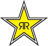 Factory Effex - Factory Effex Rockstar Energy Drink 12in. Die-Cut Sticker - Star Logo - 15-94730