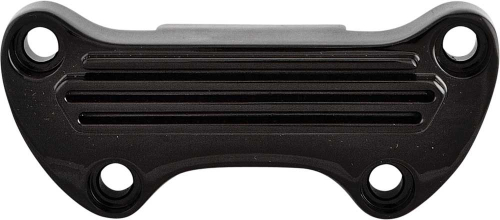 HardDrive - HardDrive Finned Handlebar Clamp with Skirt - Black - 03-0106B