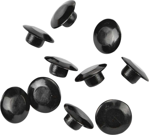 HardDrive - HardDrive Handlebar Clamp Plug Caps - Black - 03-0107-10B