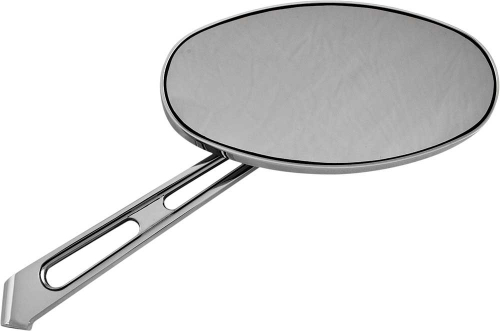 HardDrive - HardDrive Smooth Oval Mirror - Chrome - Left - 6in. - 60-0036SSL