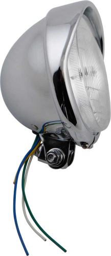 HardDrive - HardDrive 5-3/4in. Chrome Headlight - 12v 60/55w H4 - 20-6002HDV