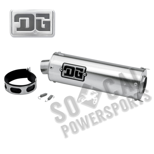 DG Performance - DG Performance Universal 4-Stroke Slip-On - 4in. Round - 02-9000